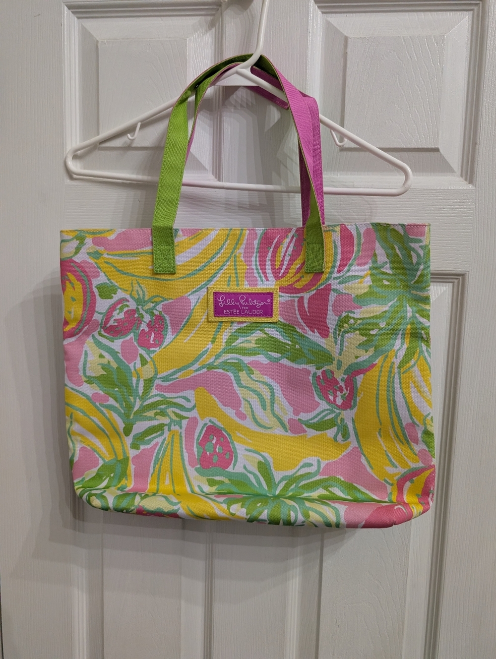 NEW Lilly Pulitzer For Estee Lauder Floral Tote Bag